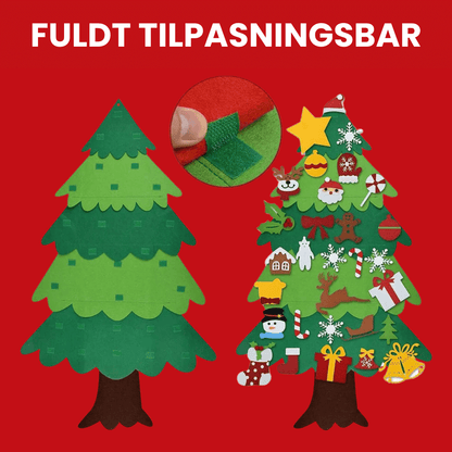 Juletræsæt i Filt (+ Gratis Julelys)