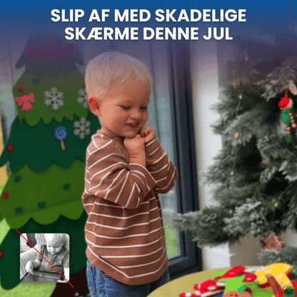 Juletræsæt i Filt (+ Gratis Julelys)